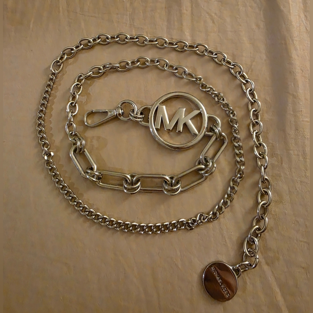 Michael Kors Silver Chain Belt